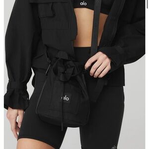 ALO Yoga Black Crossbody bucket Bag